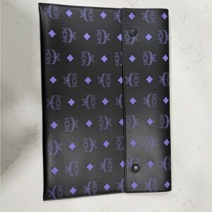 💜🖤 MCM Purple & Black Document Holder – Like New 🖤💜